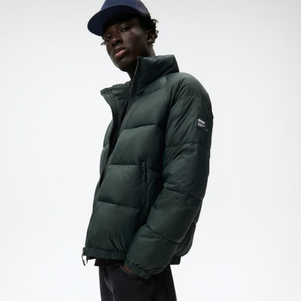 ZARA QUILTED PUFFER JACKET SIZE L - Picture 6 of 10